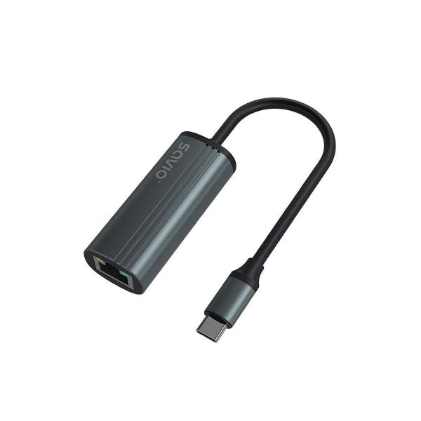 Adaptador USB-C para Ethernet Savio AK-56