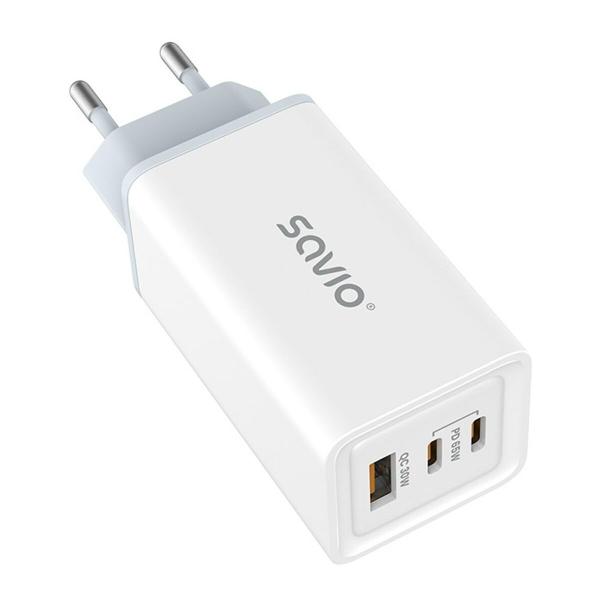 Carregador de Parede Savio LA-07 Branco 65 W