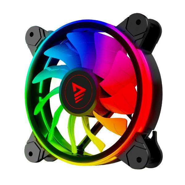 Ventilador de Caixa Savio FAN-01 ARGB Ø 12 cm