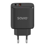 Carregador de Parede Savio LA-06/B Preto 30 W
