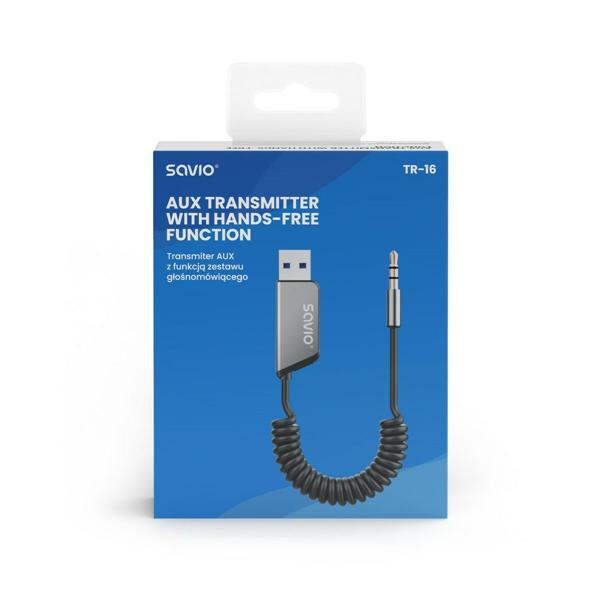 Adaptador Bluetooth Savio TR-16