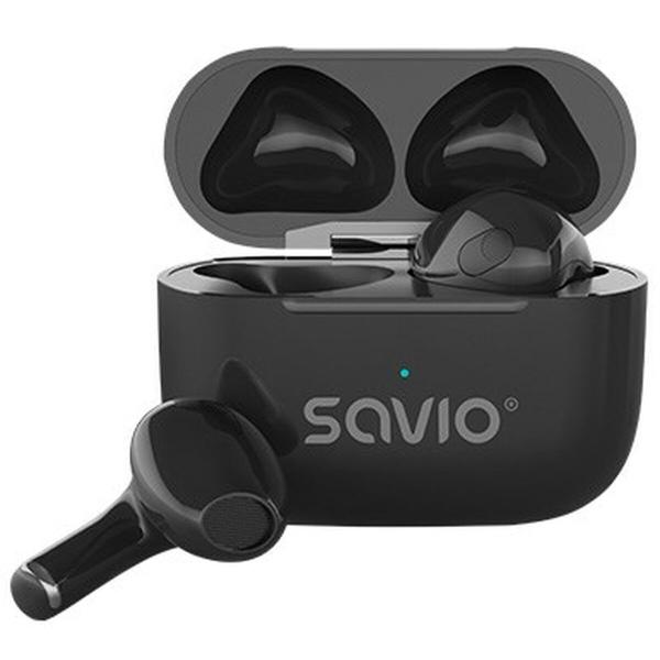 Auriculares sem fios Savio TWS-02 PRO Preto black