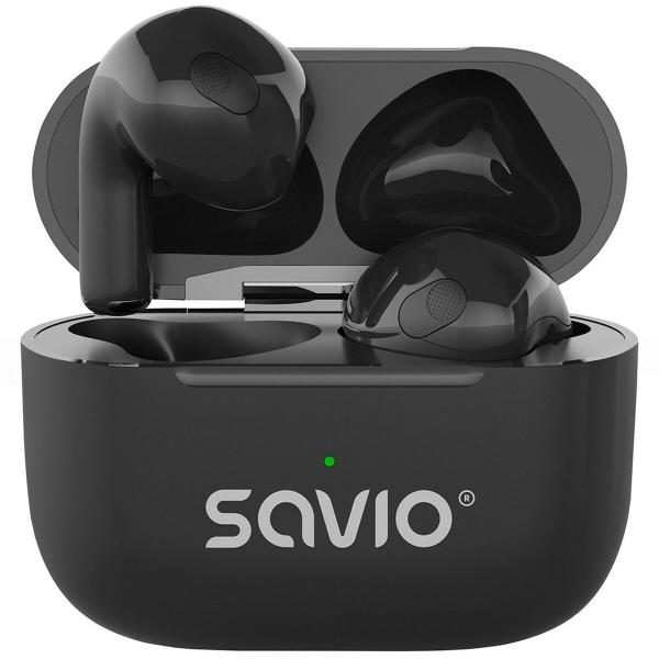 Auriculares sem fios Savio TWS-02 PRO Preto black