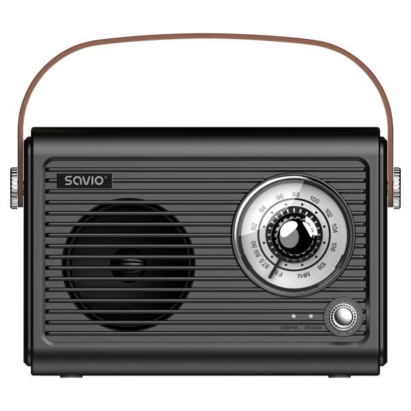 Rádio Portátil Savio RS-01 Preto