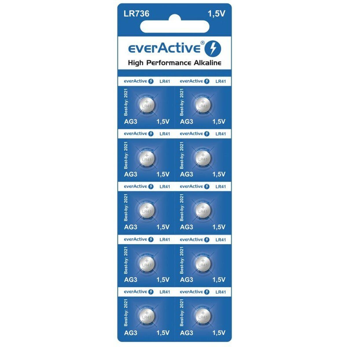 Pilhas EverActive EverActive G3 LR736 LR41 (10 Unidades)