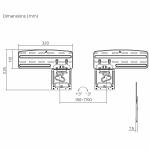 Suporte de Mesa para Ecrã MacLean MC-806 N