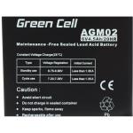 Bateria para Sistema Interactivo de Fornecimento Ininterrupto de Energia Green Cell AGM02 4,5 AH 6 V