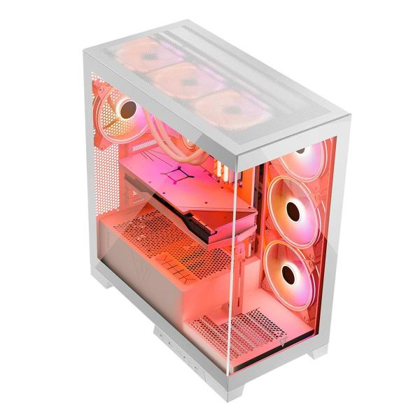 Caixa Semitorre ATX Modecom Volcano SPACE APEX ARGB Branco