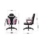 Cadeira de Gaming Huzaro HZ-Ranger 1.0 pink mesh Preto/Rosa Meninos