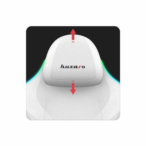 Cadeira de Gaming Huzaro HZ-FORCE 4.6 RGB WHITE MESH