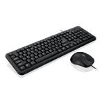 Teclado e Rato Ibox OFFICE KIT II Preto Monocromática Inglês QWERTY