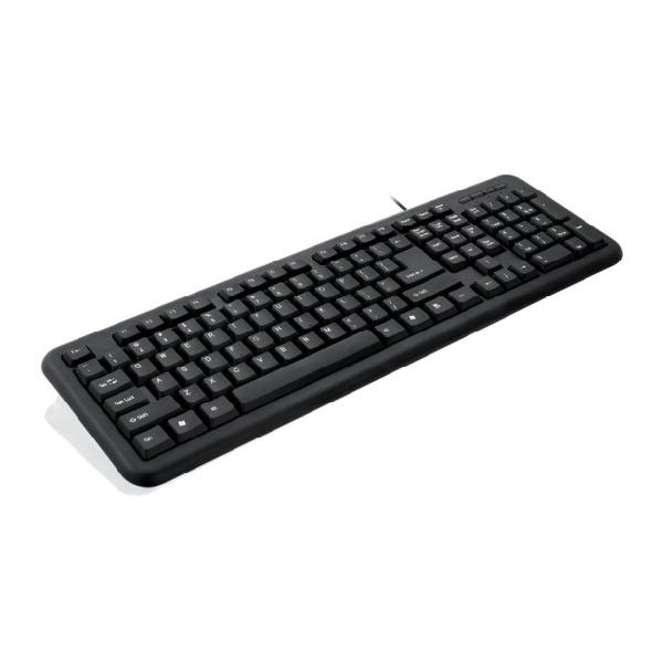 Teclado e Rato Ibox OFFICE KIT II Preto Monocromática Inglês QWERTY
