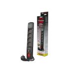 Extensão com 4 tomadas com interruptor Acar W2441 (5 m)