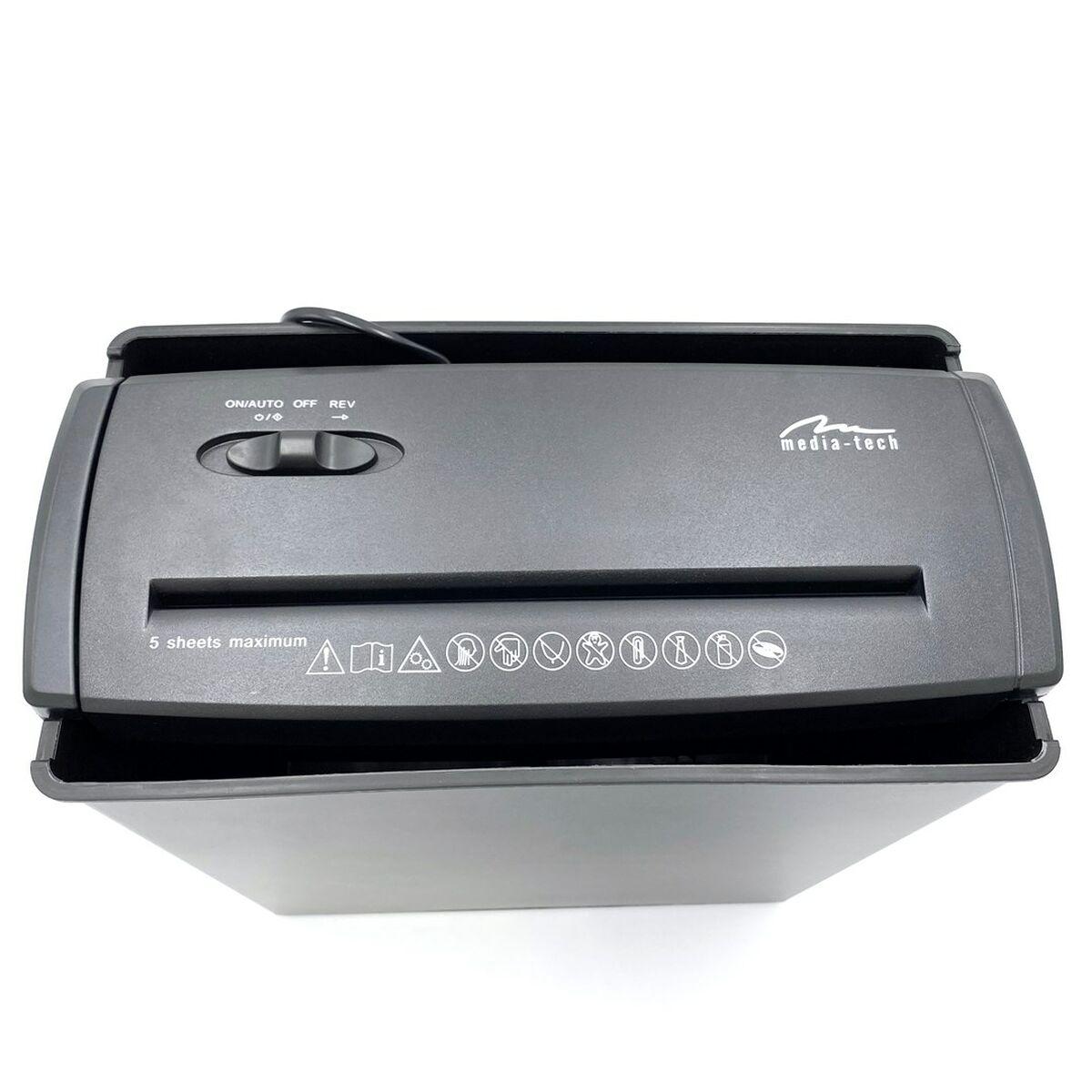 Trituradora de Papel Media Tech Shredder MT215 V2.0 Preto 8 L