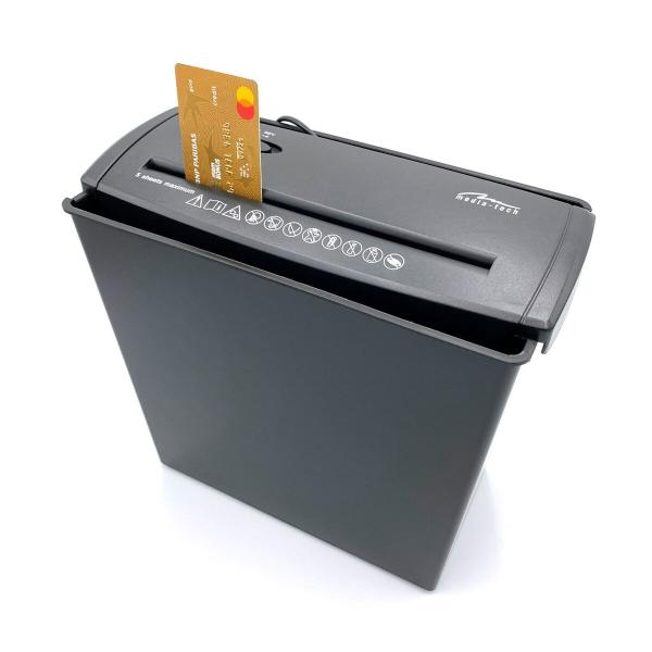 Trituradora de Papel Media Tech Shredder MT215 V2.0 Preto 8 L