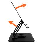 Suporte para laptop Media Tech MT2662 Silicone Alumínio Aço com carbono