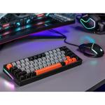 Teclado mecânico Tracer TRAKLA47297 Branco Multicolor QWERTY