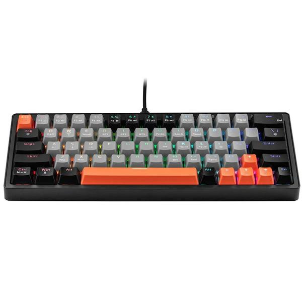 Teclado mecânico Tracer TRAKLA47297 Branco Multicolor QWERTY