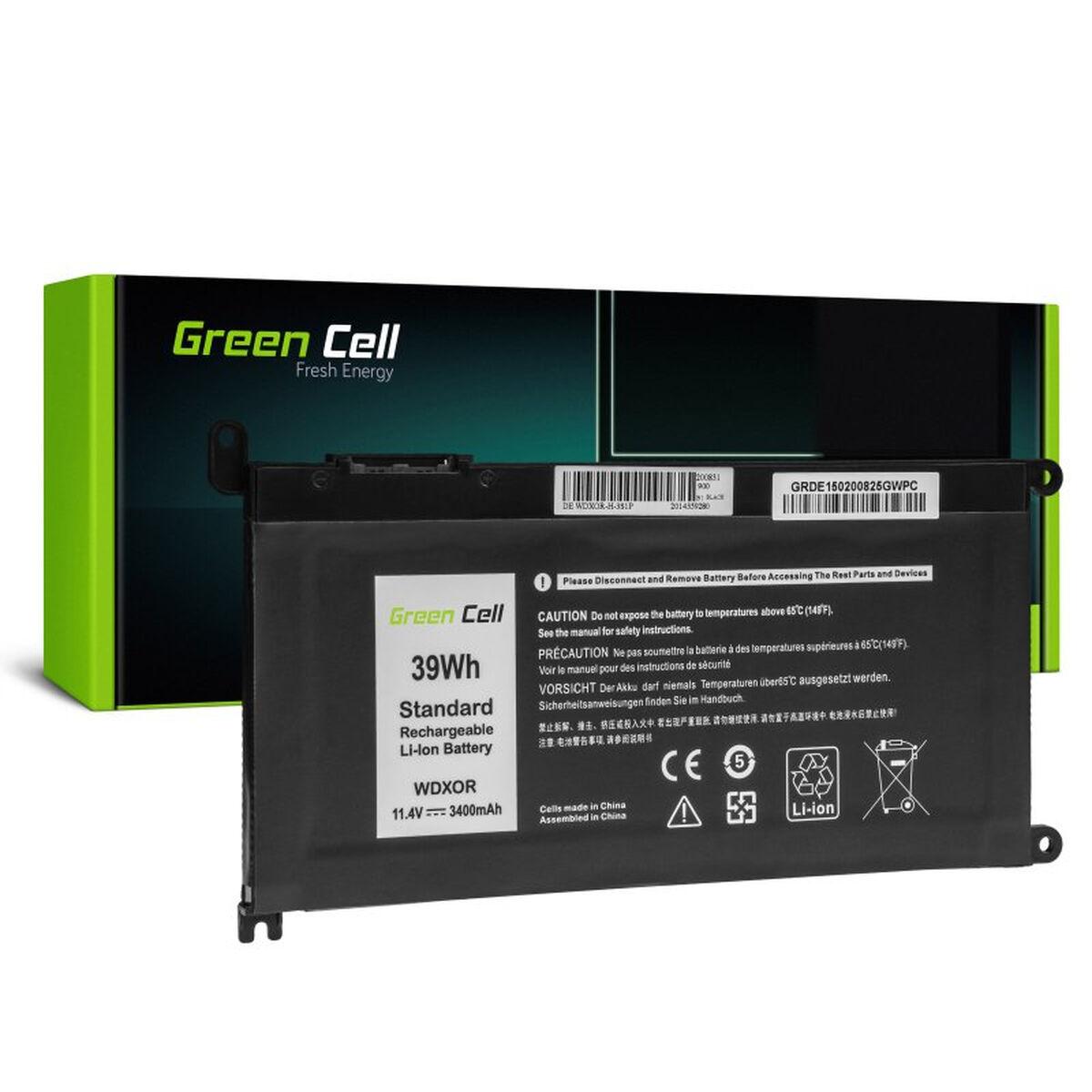 Bateria para Laptop Green Cell DE150 Preto 3400 mAh