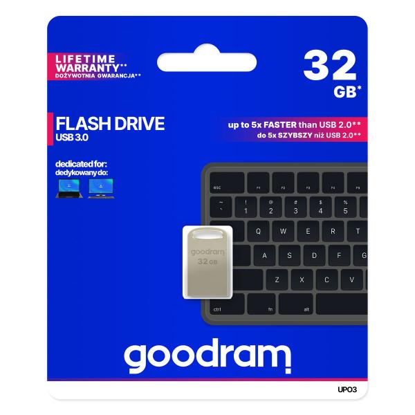 Pendrive GoodRam Executive Cinzento Prateado 32 GB