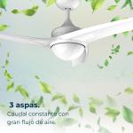 Ventoinha de Teto EnergySilence Aero 550 (Branco) - CECOTEC