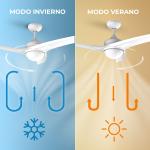 Ventoinha de Teto EnergySilence Aero 550 (Branco) - CECOTEC