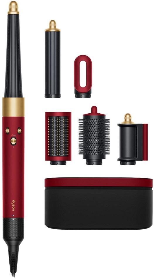 Modelador/Secador Multifunção Airwrap i.d. Liso + Ondulado 1300W (Red Velvet/Gold) - DYSON