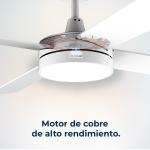 Ventoinha de Teto Energysilence Aero 5200 60W (Branco) - CECOTEC