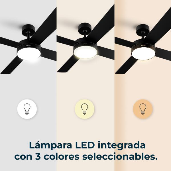 Ventoinha de Teto Energysilence Aero 5200 60W (Preto) - CECOTEC
