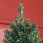 Árvore de Natal Artificial 210 cm com 1064 Ramos de Arame de Memória e Base Recolhível Árvore de Natal Verde