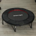 Trampolim Fitness Ø102 cm Trampolim Fitness Dobrável com Estrutura de Aço Antiderrapante Ø102x22 cm Vermelho