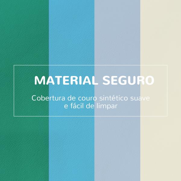 Conjunto de 4 Blocos de Espuma para Crianças de 1 - 3 Anos Figuras de Construção Brinquedo de Aprendizagem Infantil Estofado em PU 150x50x39cm Multicor