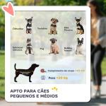 Carrinho para Cães Dobrável para Cães Médios e Pequenos com Cesta de Armazenamento Capota Ajustável 111x58x107 cm Azul