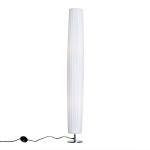 Candeeiro de Pé Moderno com Interruptor de Pé e Base de Aço Inoxidável Ø15x120 cm Branco