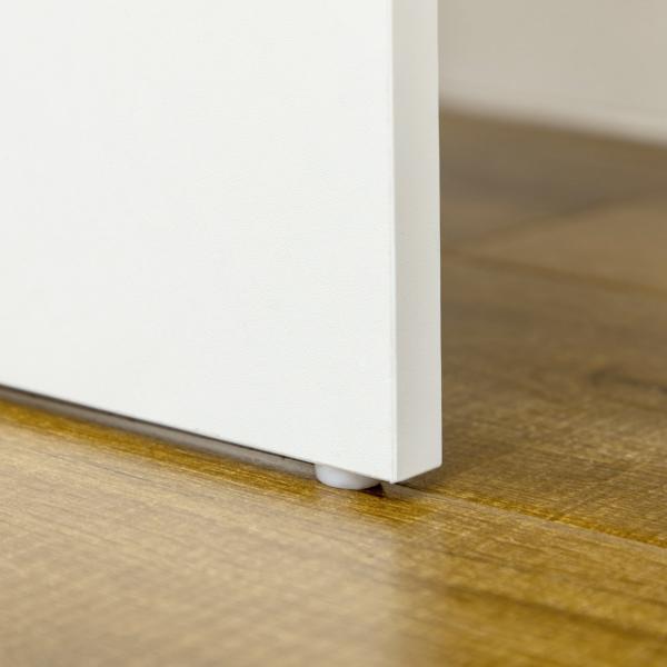 Toucador de Maquilhagem com Banco Espelho 4 Gavetas 4 Compartimentos de Armazenamento Estilo Moderno 80x38x143cm Branco