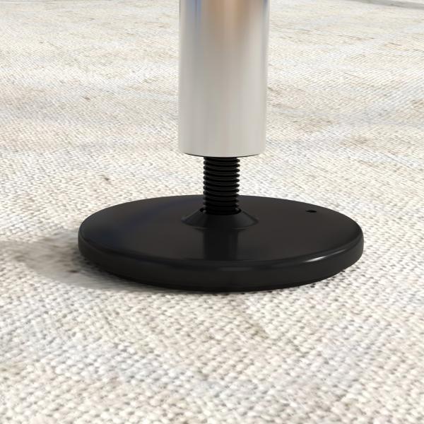 Barra de Ginástica para Crianças com Altura Ajustável em 5 Níveis Anéis e Dobrável 148x105x88 - 128 cm Azul