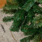 Árvore de Natal Artificial 225 cm Árvore de Natal com 706 Ramos Árvore de Natal Slim com 56 Pinhas Base Dobrável Ø58x225 cm Verde
