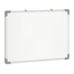 Quadro Magnético com Estrutura de Liga de Alumínio 60x45cm Quadro Magnético com Apagador 4 Marcadores e 10 Ímás Branco