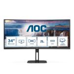 Monitor AOC VA 34" 21:9 WQHD CU34V5C/BK — Recondicionado