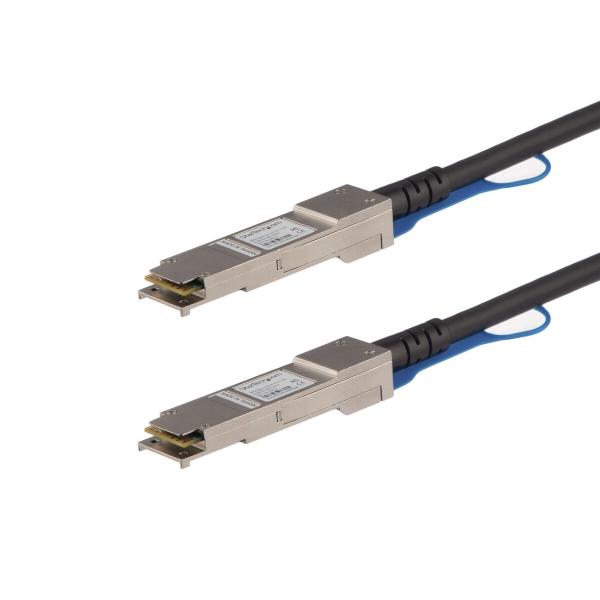 Cabo de rede rígido UTP Categoria 6 Startech QSFP40GPC1M Preto 1 m