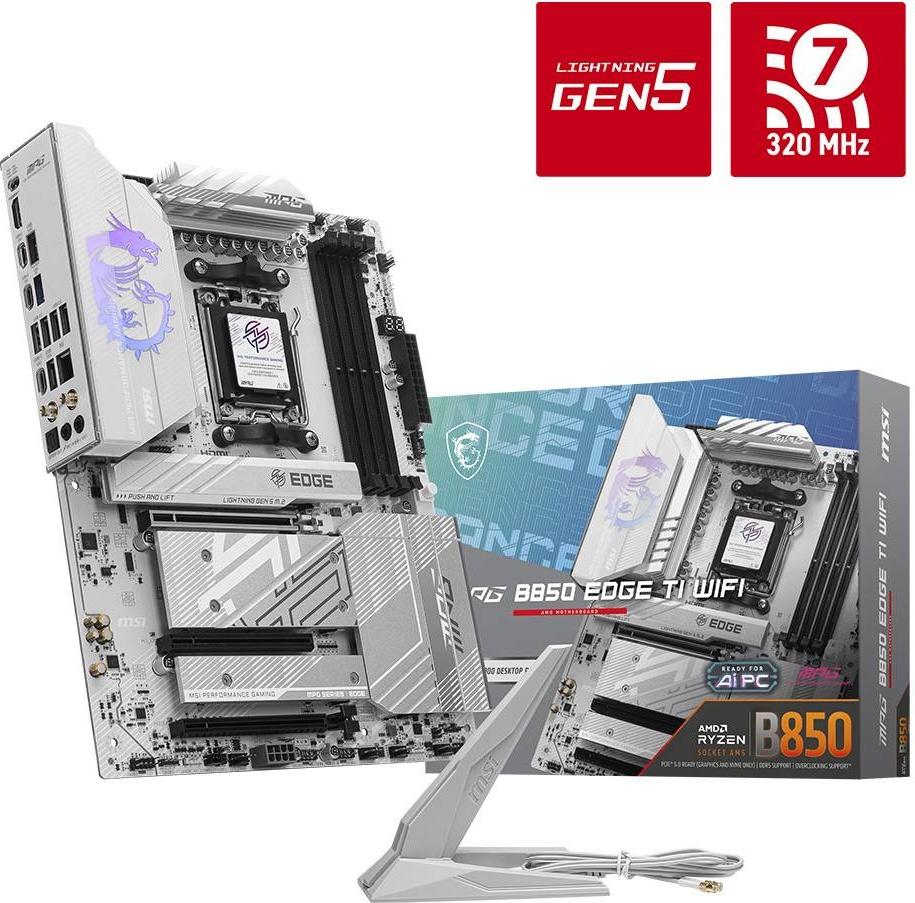 Motherboard ATX MPG B850 Edge TI WiFi SktAM5 - MSI