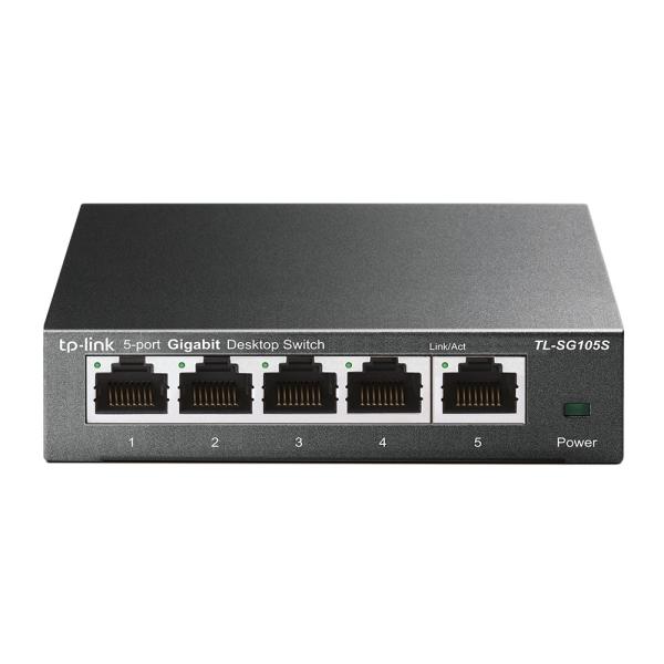 Switch TP - Link TL - SG105S 5 Portas RJ - 45 10/100/1000 Recondicionado
