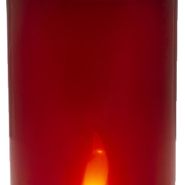 Vela Cemiterio a LED a Pilhas