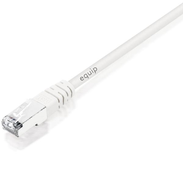 Cabo de Rede RJ45 S/FTP HF Cat.6 Branco (3 mts) - EQUIP