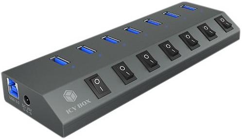 Hub USB 7 - EM - 1 (7x USB - A) - ICY BOX