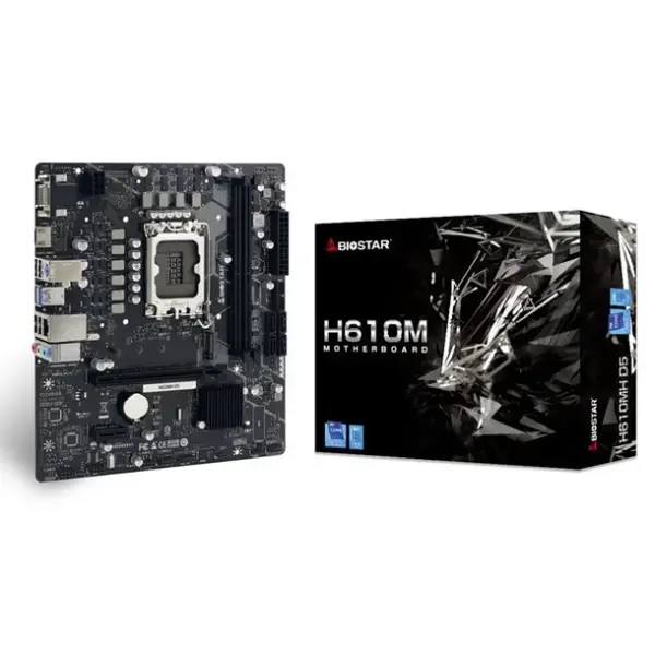Motherboard Biostar H610MH D5 mATX LGA1700
