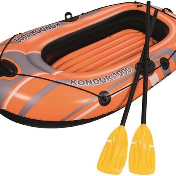 Barco Insufável c/ 2 Remos (155 x 93 x 30 cm) - BESTWAY 61078