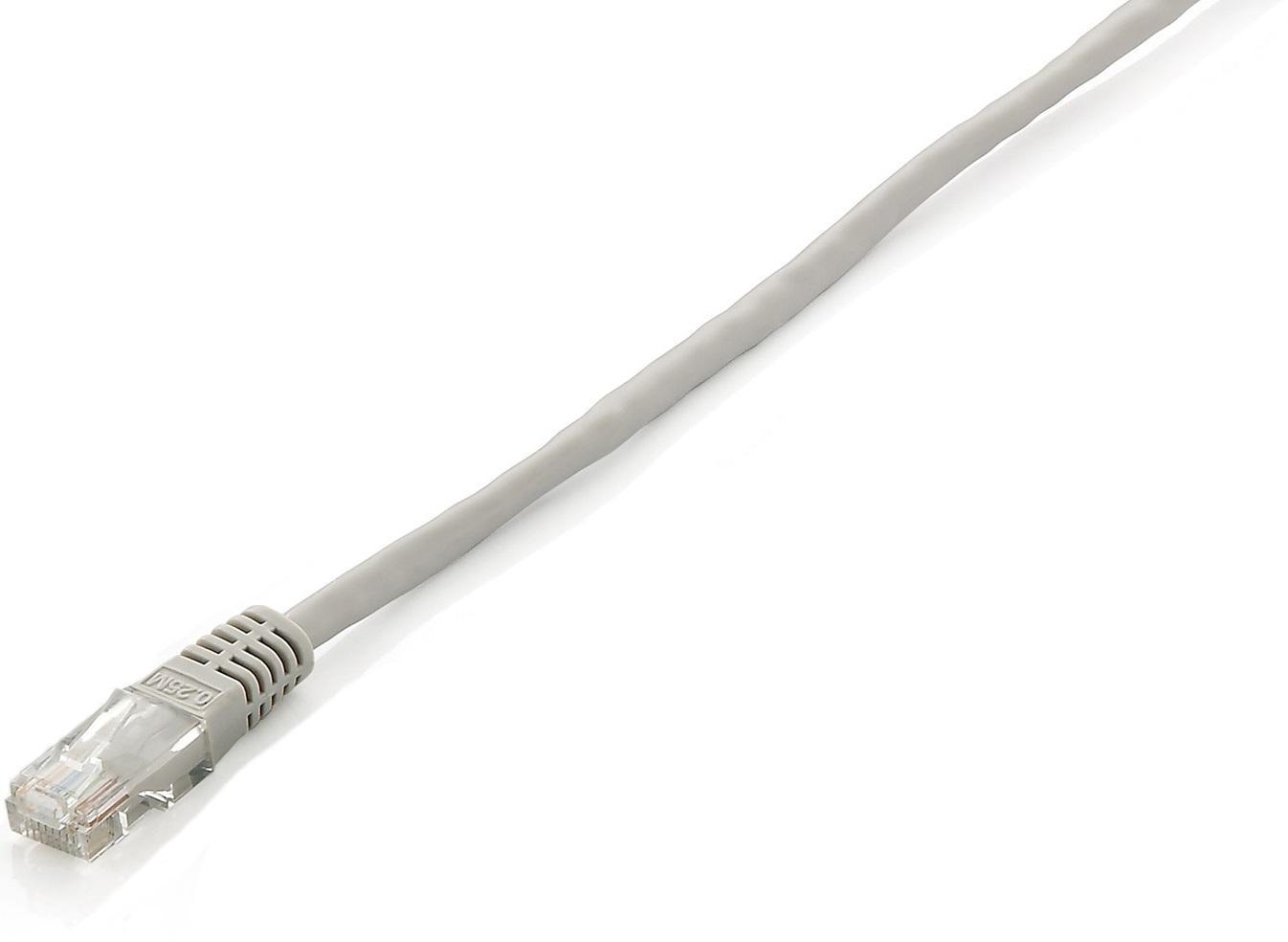 Cabo de Rede RJ45 U/UTP Cat.6 Bege (5 mts) - EQUIP
