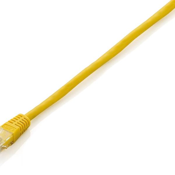 Cabo de Rede RJ45 U/UTP Cat6 Amarelo (10 mts) - EQUIP