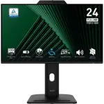 Monitor MSI MP242PMG 23.8" FullHD IPS 120Hz 4ms com Webcam 1xDP 1xVGA 1xHdmi Audio Hub Usb Ajuste em altura Pivot